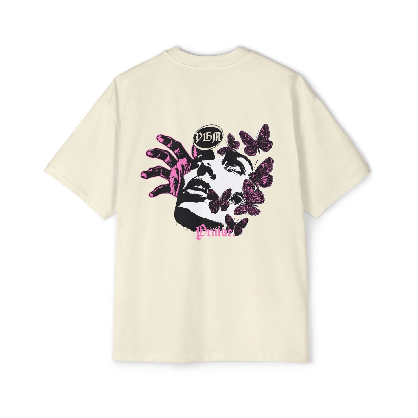 Oversized Tee _ Pink Tab