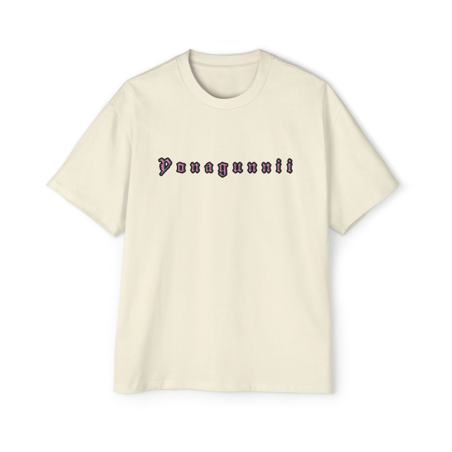 Oversized Tee _ Pink Tab