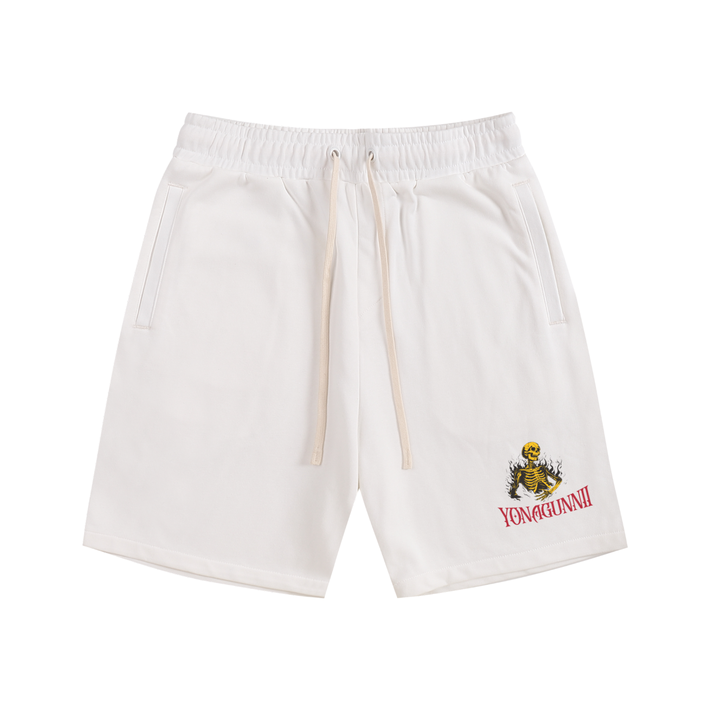 YGN Skeleton Cotton Shorts