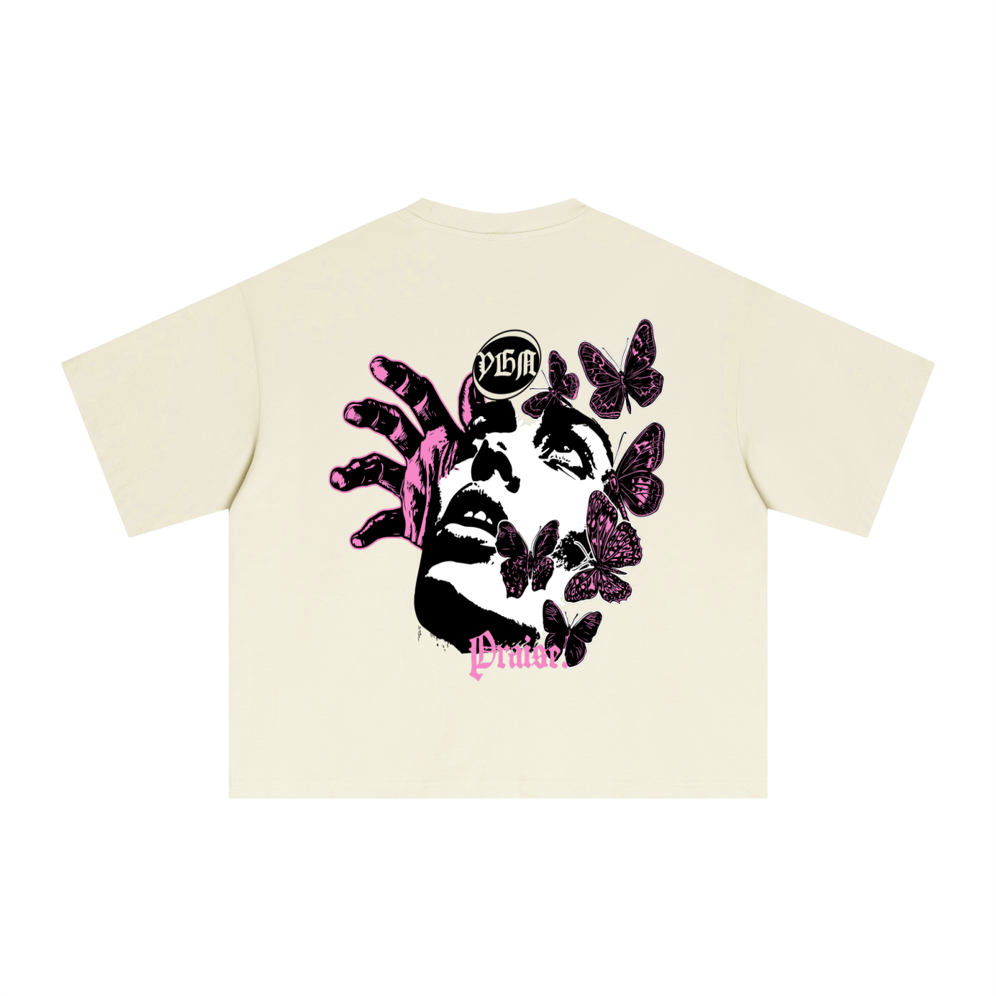 Yonagunnii Pink Tab Streetwear Graphic Tee – Premium Cotton Casual Shirt