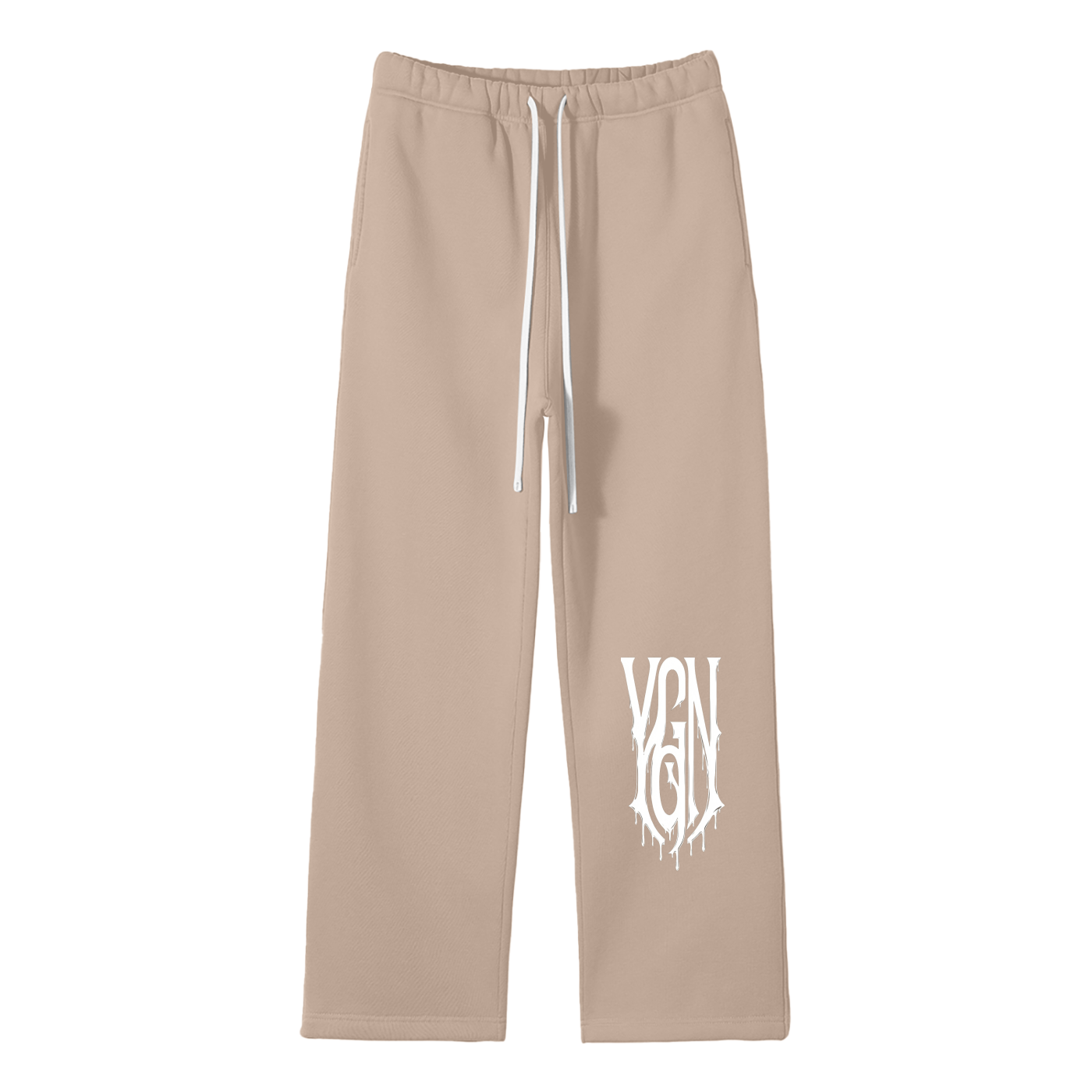 Yonagunnii Unisex Fleece Streetwear Sweatpants – Straight Leg Fit