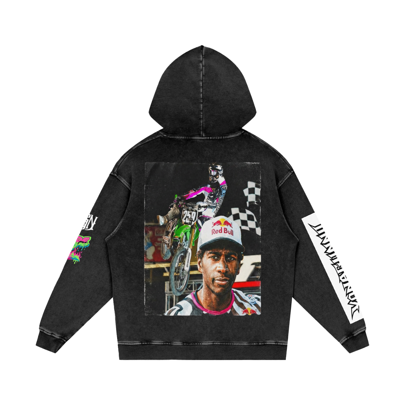 YGN Moto Legends Loose Cotton Hoodie