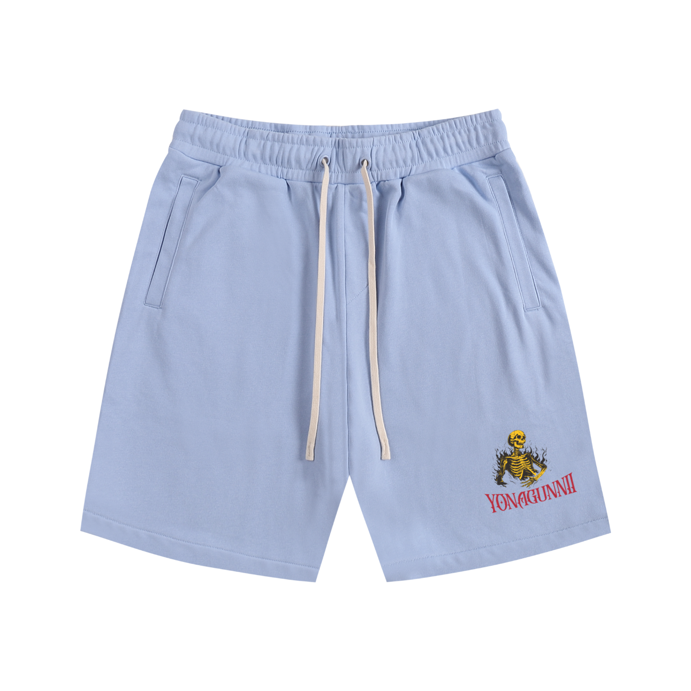 YGN Skeleton Cotton Shorts