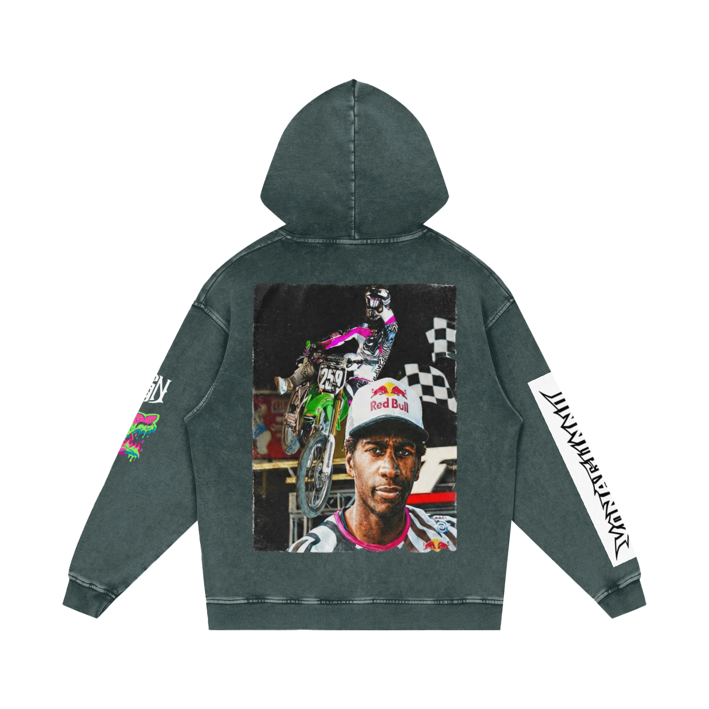 YGN Moto Legends Loose Cotton Hoodie