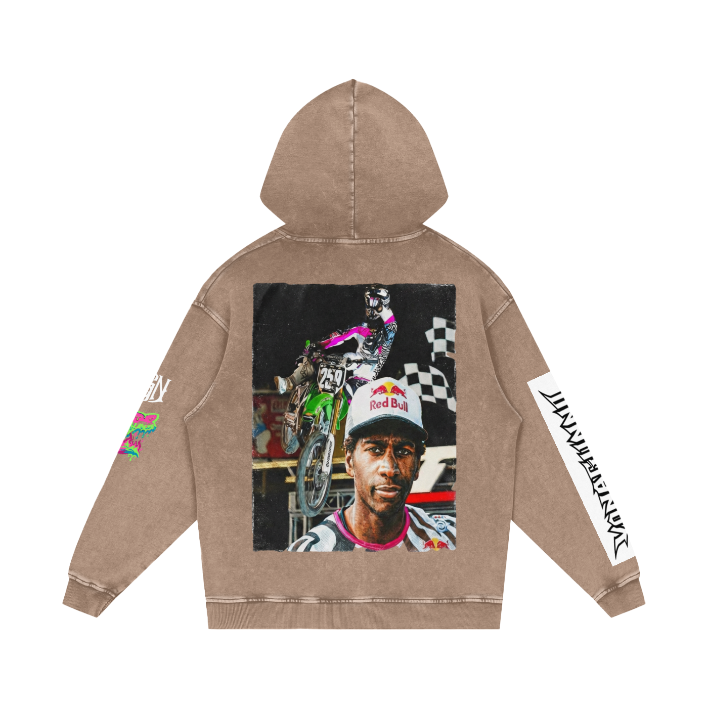 YGN Moto Legends Loose Cotton Hoodie