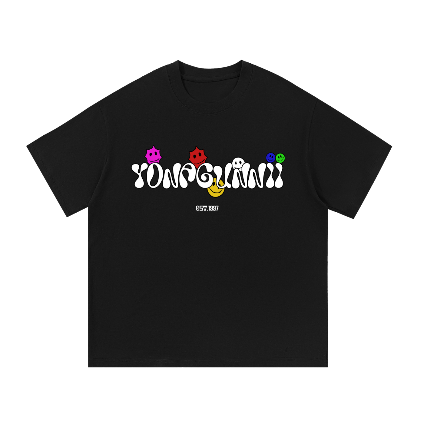 Yonagunnii YGN Clouds streetwear graphic t shirt